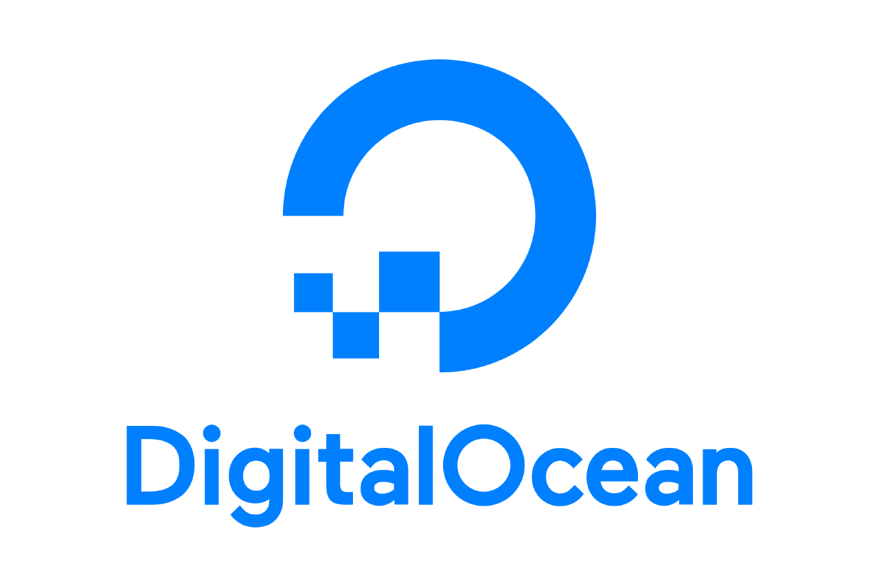 Official Digital Ocean Logo on Transparent Background